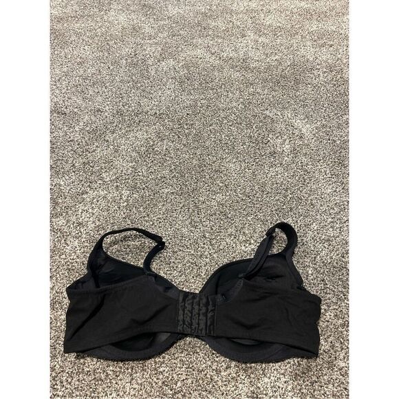 Cacique lightly lined full coverage black bra size 44D. C32-10 - Picture 2 of 4